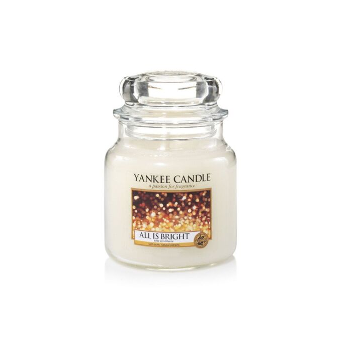 Yankee Candle All is Bright Medium Jar-1